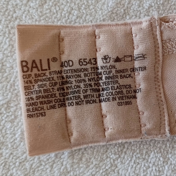 Bali Lace Lift Desire Unlined Bra, size 40D - Picture 16 of 16